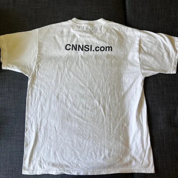 Champion CNNSI Interactive‎ T Shirt Mens XL White Logo Tee - Picture 5 of 5